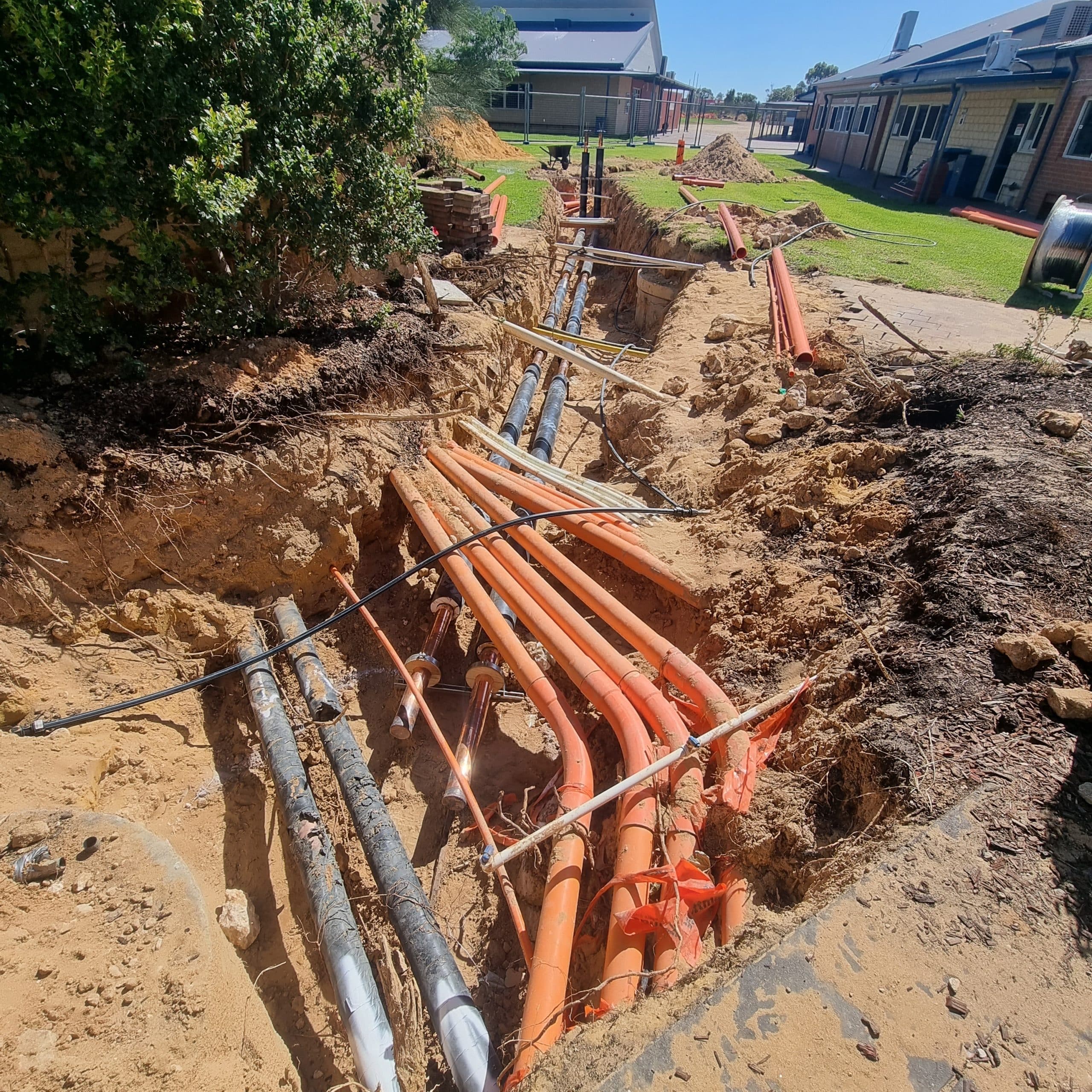 Underground piping